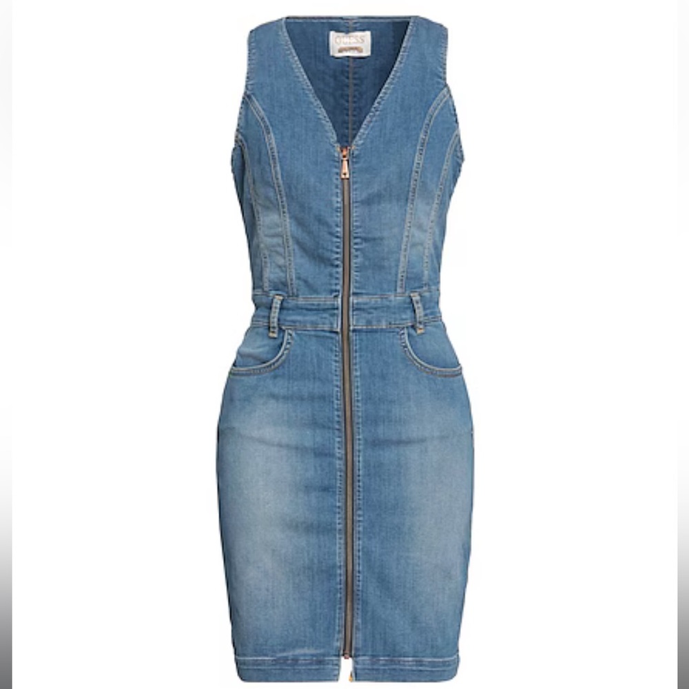 GUESS Blue Denim Dress